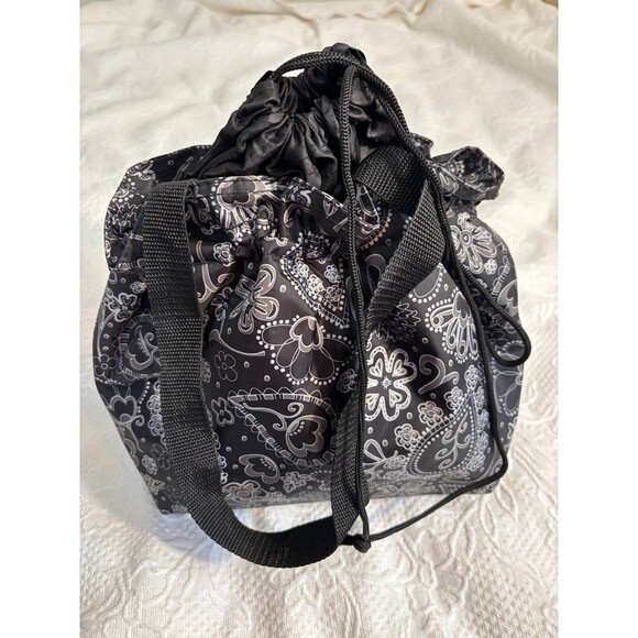 THIRTY ONE 31 Lunch bag sac black white drawstring - Picture 8 of 8